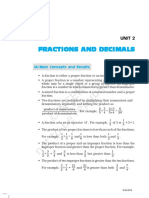 Fractions and Decimals Concepts