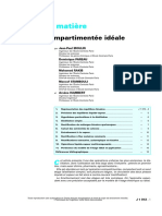 Transfert de Matière - II. Opérations Compartimentées Idéale