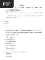 Week4: 1. Consider The Two LTI System Connected As Shown Below