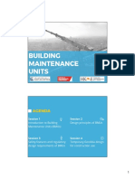 Building Maintenance Units: Agenda