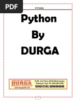 Python Durga Notes PDF