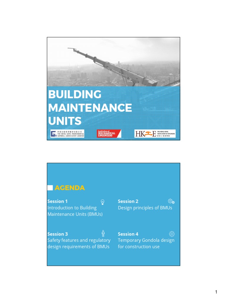 Building Maintenance Units Overview | PDF | Brake | Elevator