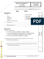 Devoir de Contrôle N°1 (Corrigé) - SC - Physique - 1ère AS (2010-2011) MR Abdessatar PDF