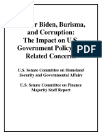 U.S. Senate Committee on Homeland Security and Governmental Affairs Hunter Biden Report