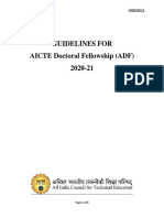 AICTE Doctorate Fellowship PDF