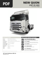 UD GH11 Engine Specifications and Capacity | PDF | Truck | Horsepower