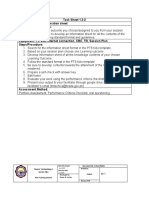 TASK Sheet 1.3-2 Develop An Information Sheet Final