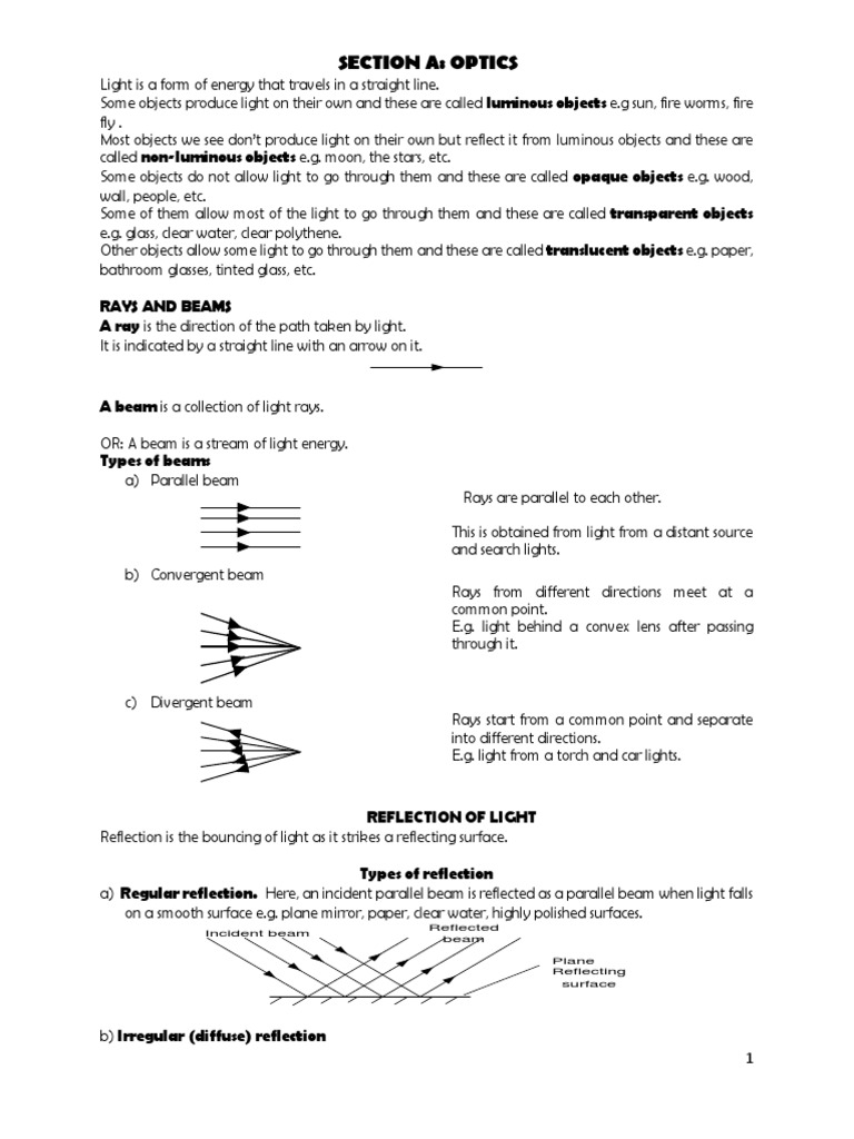 A Level Physic 2 2017 PDF | PDF | Reflection (Physics) | Glass Applications