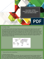 Colonial Cities Urbanization, Planning and Architecture