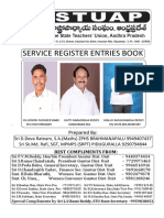tlm4all@SERVICE REGISTER ENTRIES BOOK BY RATNAM & RAFI