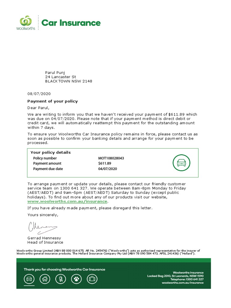 EFT Payment Reminder | PDF