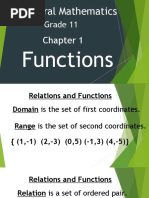 General Mathematics: Grade 11