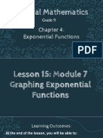 Gen Math Module 7 Graphing Exponential Functions and Its Properties PDF