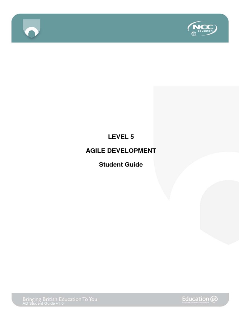 AD Student Guide v1.0 | PDF | Agile Software Development | Lecture