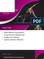 Fitness Template 16x9