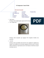 Komponene Control Table ayu