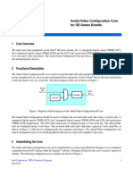 Intel FPGA Audio/video Configuration Core For DE-Series Boards