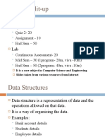 Data Structures and Abstract Data Types Course Details