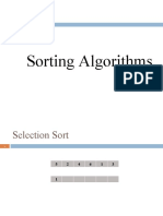 Lect 5 - Sorting (Selction, Insertion, Bubble)