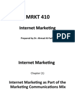 MRKT 410: Internet Marketing Chapter 1 Summary