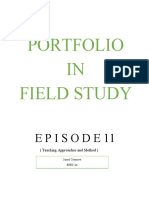 Portfolio IN Field Study: Episode11