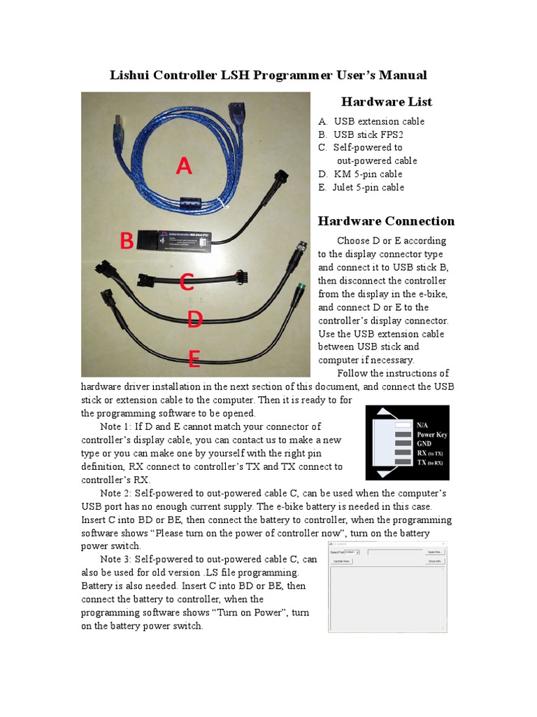 Lishui LSW06 Controller Programming Guide | PDF | Usb | Device Driver