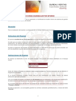 Estructura Intrucciones Examen Auditor Interno PDF