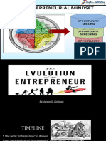 Evolution of Entrepreneurship 1