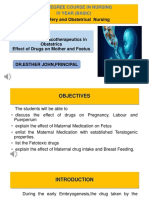 Obg-13.4.20, After Noon Unit Xi, Effects of Drugs On Mother and Fetus