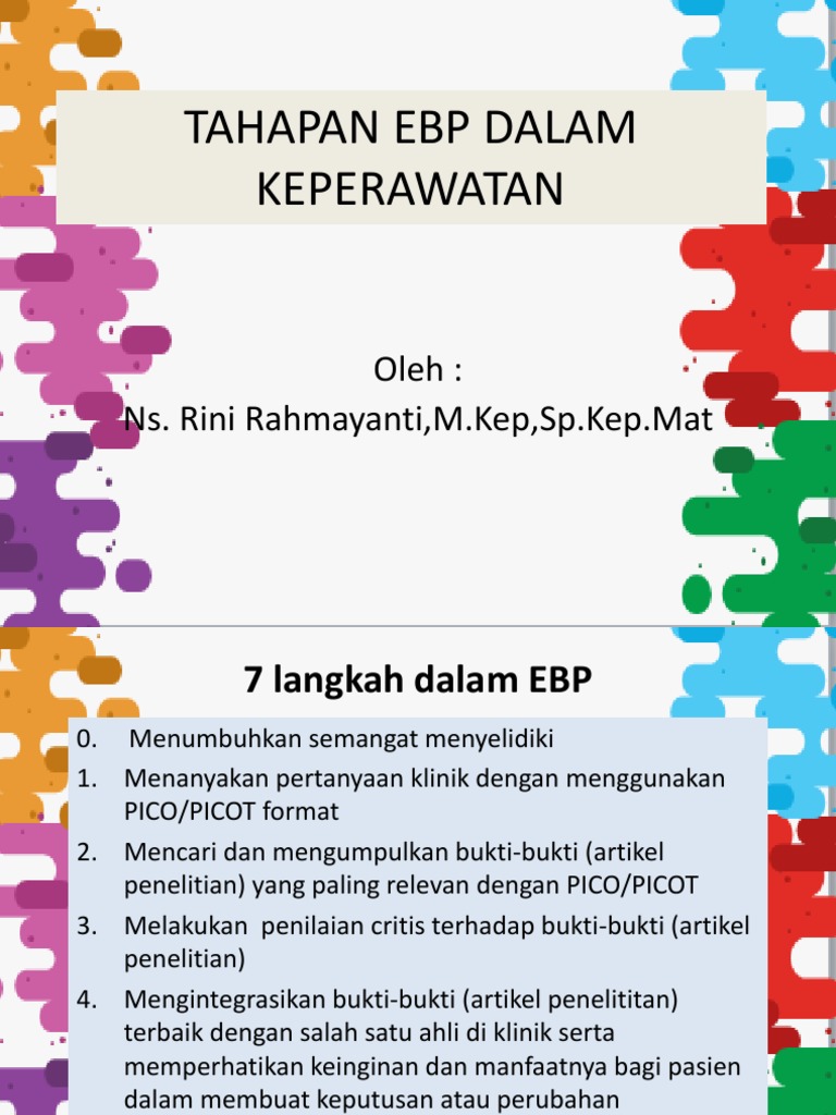 Tahapan EBP dalam Keperawatan | PDF | Sains & Matematika