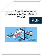 Mobile App Development - Welcome To Tech-Smart World
