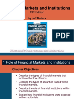 Financial Markets Institutions