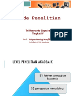 Pertemuan 1 - Konsep Dasar Penelitian - RTM