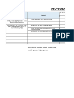 Matriz Iperc Sobre Uso de Maquinaria para Excavaciones en Obras de Agua y Desagüe