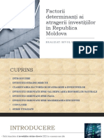BIVOL IONELA SHT-201, FZ, Li, Factorii Determinanți Ai Atragerii Investițiilor În Republica Moldova