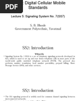 Lecture 5: Signaling System No. 7 (SS7) S. B. Bhosle Government Polytechnic, Yavatmal