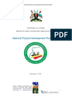 Final Draft National Physical Development Plan PDF