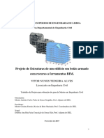 Projeto estruturas edifício BIM betão armado