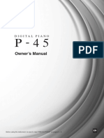 Yamaha p45 Manual PDF