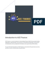 Introduction To ACE Finance