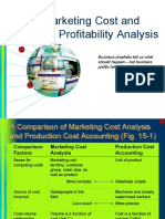 Marketing Cost and Profitability Analysis