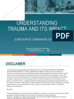Understanding Trauma and Its Impact: E-Resource Companion Training