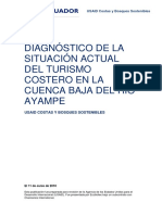 Diagnóstico de La Situación Actual Del Turismo Costero en La Cuenca Baja Del Rio Ayampe