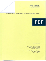 Crasborn1995 Ma Articulatory Symmetry in Two-Handed Signs S PDF