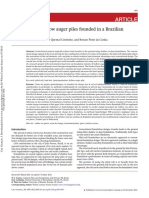 ARTICLE Piled Raft With Hollow Auger Pil PDF