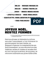 Joyeux Noël, restez fermés - Culture 