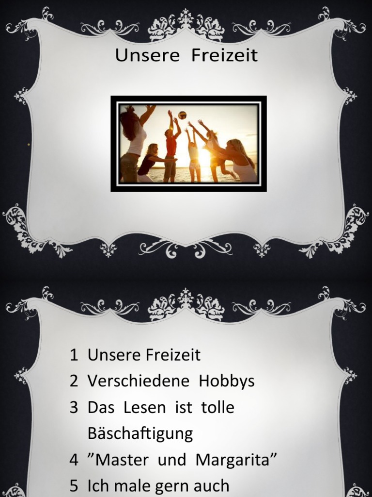 Unsere Freizeit | PDF
