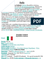 Proiect Geografie - Italia (Barbu Cristina)