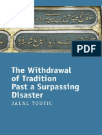 Jalal Toufic, The Withdrawal of Tradition Past A Surpassing Disaster PDF
