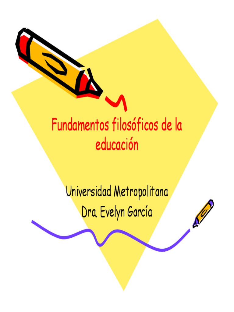 Fundamentos Filosoficos de La Educacion PDF | PDF | Realismo filosófico ...